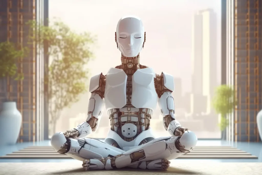 AI Practicing Mindfulness in a Digital World