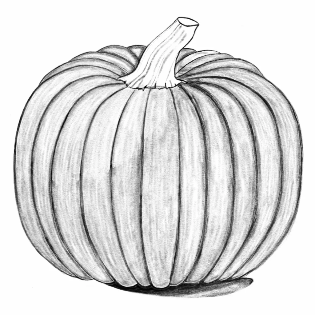 final hand drawn pumpkin