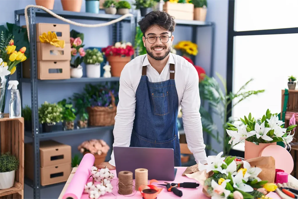 flower shop owner deciding whether to do content marketing or ppc